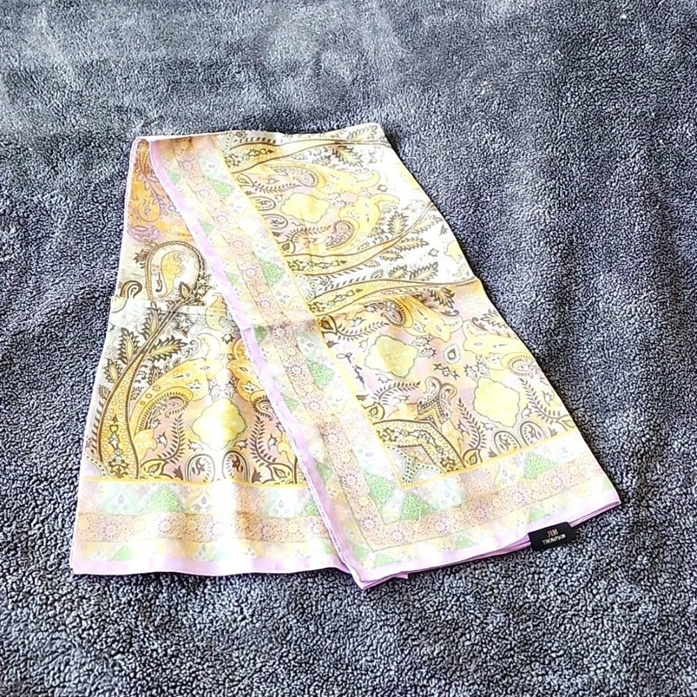 Jim Thompson Silk Scarf (New)